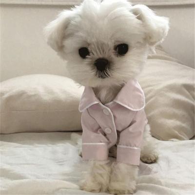 China Sustainable Dog Clothes Simple Color Small Pet Clothes Blank Dog T-Shirt for sale