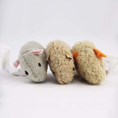 China Viable Pet Toy Catnip Mice Shape Cats Toys Fun Plush Mouse Cat Chew Teeth Cleaning Interactive Toy for sale