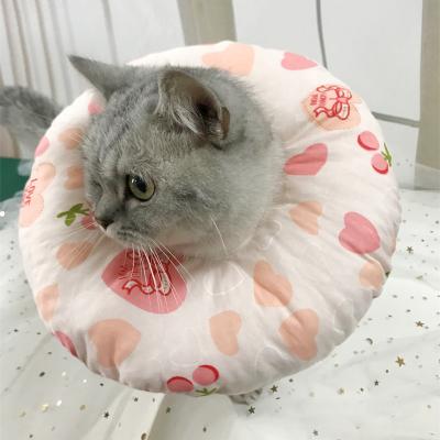 China Soft Padded Elizabeth Circle Cute Inflatable Pet Protector Pet Recovery Collar for Cats Elizabeth Circles for sale