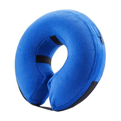 China Protective Cone PVC Padded Soft Recovery Pets Cat E-Collar Elizabethan Inflatable Dog Collar for Dogs and Cats for sale