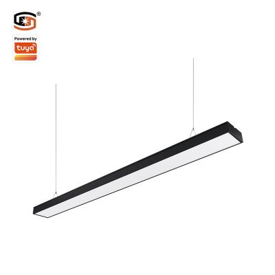 China Modern Linear Light 36W Smart Linear LED Desk LED Linear High Bay Light Tuya Zigbee 3.0 Alexa Google Control for sale