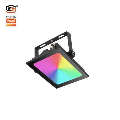 China Outdoor Led Flood Lights RGB Beacon 50W Smart RGB Led Flood Light IP65 RGB Led Light for sale