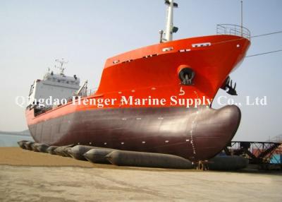 China Cadera que actualiza y que lanza a Marine Rubber Airbag inflable negra en venta