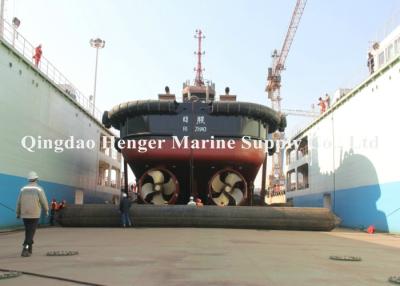 China Inflatable Rubber Ship Launching Airbags 5-20m Length For Boat Barge for sale