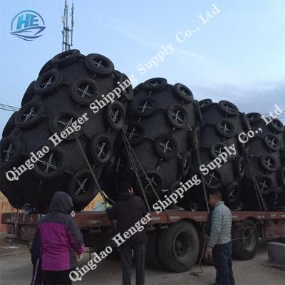 China 50KPa / 80Kpa ISO 17357 Marine Rubber Fender Yokohama Ship Buoy Fenders for sale