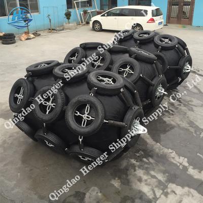 China Inflatable Fender D1.5 × L3m Yokohama Pneumatic Rubber Fender For Ship Docking / Rubber Dock Fender / neumatic Fenders for sale