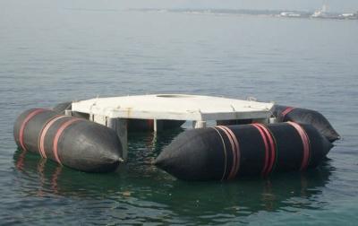 China Schwarze aufblasbare Bescheinigung Marine Airbags Customized Sizes CCS BV zu verkaufen