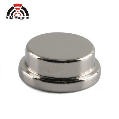 China NdFeB Industrial Magnet N35-N52 Top Cap Magnet Small Large Small Large Custom Size for sale