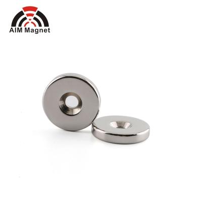 China Industrial Magnets Disc Milled Permanent Magnet With Milled for sale