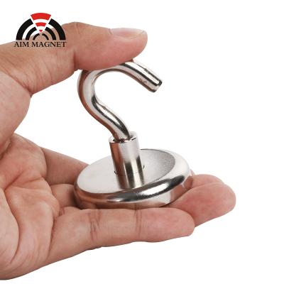 China Industrial Magnet Hook Neodymium Magnet Holder SNE32 SNE36 SNE42 Pot Magnet Magnetic Fishing Magnets for sale