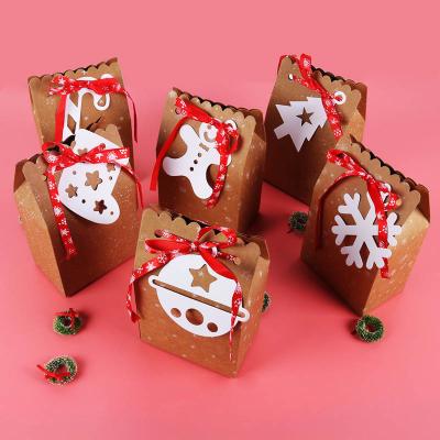 China Custom Printed Durable Polyester Ribbon Christmas Tree Gift Box Candy Wrap DIY Bow Decoration for sale