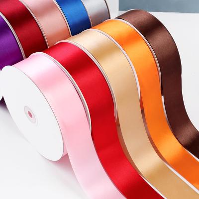 China Customized High Tenacity Ribbon Custom Sizes 20mm Private Logo Polyester Satin Ribbon Printed Custom Hair Decorative Bandage for sale