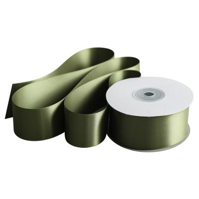 China High End Wedding Viable Nordic Style 4cm 4cm Gift Wrapping Polyester Satin Ribbon High End 100% Polyester Satin Ribbon for sale