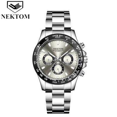 China NEKTOM Top Brand Watch Stainless Steel Butterfly Fashion Waterproof Automatic Glass Strap Wrist Watch Mechanical Watches For Men for sale