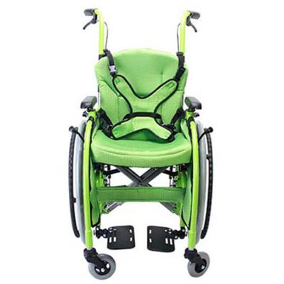 China Durable / Folding / Convenient Folding Wheelchair Aluminum Alloy Frame Lightweight Wheelchair For Children for sale