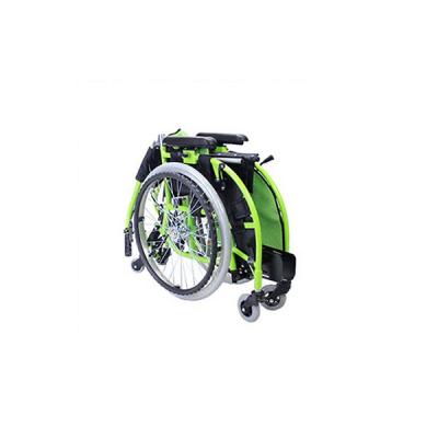 China Durable / Folding / Convenient Lightweight Outdoor Wheelchair Manual Handicapped Aluminum Alloy Wheelchair For Elder Use for sale