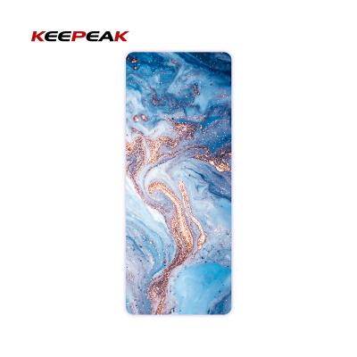 China Cheap Watercolor Yoga Mat Anti Slip Waterproof / Eco-friendly Design Washable Suede Cost-Effective for sale