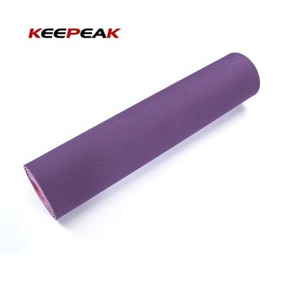 China Factory Direct Sales Monochrome Waterproof / Eco - Friendly Anti Slip Design Band Yoga Foldable Mat for sale