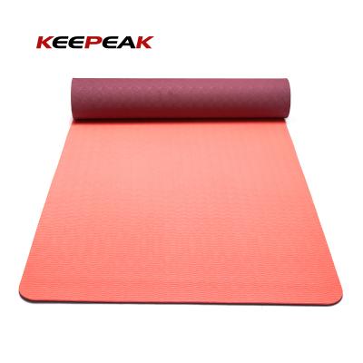 China Waterproof/Eco-friendly Home Use Fitness Home Use Exercise Folding Gymnastics Band Organic Yoga Mats Wholesale China Eco-Friendly for sale