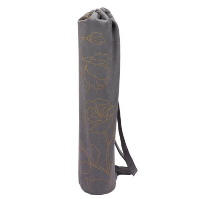 China Luxury Style Large Mat Travel Yoga Bag of Suede Good Quality Lightweight Special Material for sale