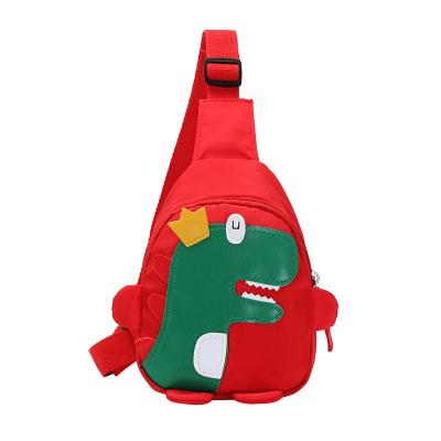 China Multiple Using New Methods Cute Monster Rides Simple Oblique Kindergarten Children Bag Snack Shoulder Funny Cartoon Dinosaur Backpack for sale