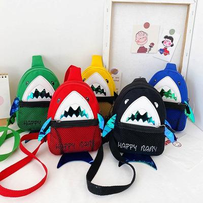 China Multiple Using Methods 2020 Cute Kindergarten Kids Mini Shape Cartoon Shark School Backpack Snack Bags In Stock for sale