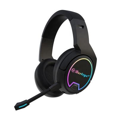 China Amazon Success 7.1 Channel Gaming Comfortable Wearing 2022 Wireless Headset RGB Led Lights Headset HiFi Gamer Earphone With Dual Microphone for sale