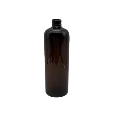 China Brown 500ml Cosmetic Top Quality Plastic Spray Bottle With Trigger Sprayer for sale