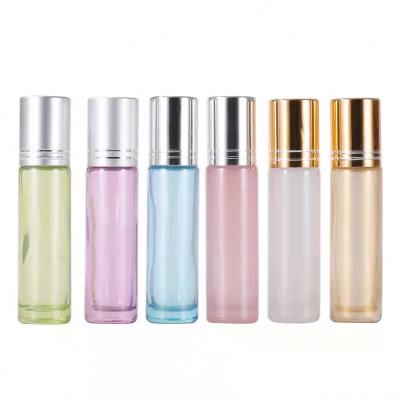 China Wholesale Essential Oil Perfume Cosmetic Best Seller Roll On Mini Glass Ball Bottle for sale