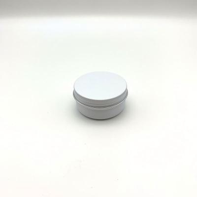 China Latest Safety High Quality And Superior Design Cosmetic Aluminum Lid Jar With Screw Cap for sale