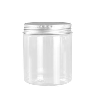 China Good Quality Custom Plastic Cosmetic Cylinder Food Jars With Screw Cap Lid for sale