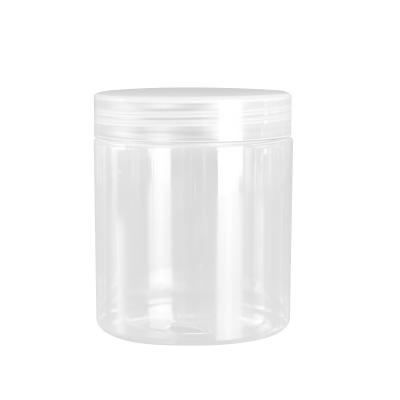 China PET Plastic Cosmetic Food Jar 4oz 8oz 150ml 200ml 250ml Cosmetic Storage Container Empty Jars for sale