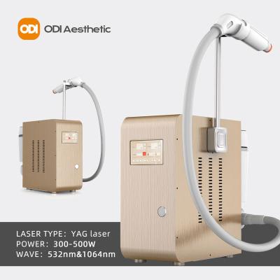 China Dye removal q switch ND yag laser for Q-switched tattoo removal carbon laser hand piece laser ND yag for sale