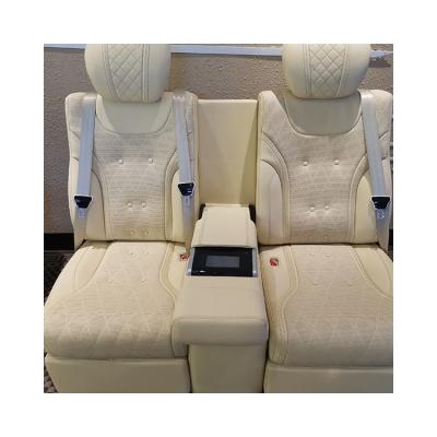 China Microfiber Leather Electric Comfort Heating Microfiber Ventilation Massage Chair Leather Auto Car Seat for sale