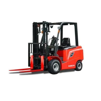 China Small Electric Forklift 2 Ton Full Electric Pallet Stacker Four-Wheel Forklift Truck for sale