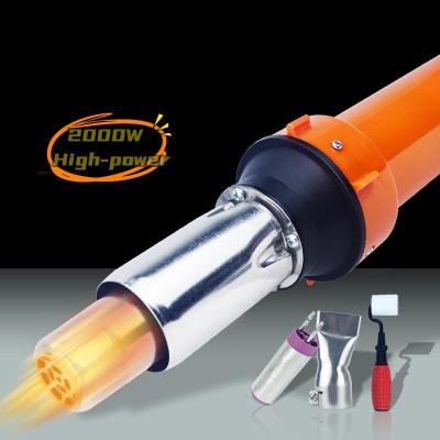 China Versatile 2KW Two Speed Hot Air Heat Guns for Heat Wrapping and Embossing for sale