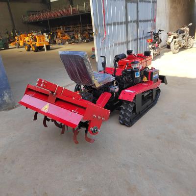 Chine Longue durée de vie Mini Tiller Cultivateur rotatif de ferme 35HP Crawler Rotary Tiller Blade à vendre