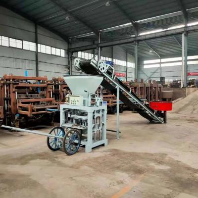 China Planta de fabricación Semiautomática 4-25 Maquina de fabricación de ladrillos Línea de producción de cemento en venta