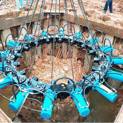 China 25 Ton Excavator Mounted Hydraulic Vibro Pile Hammer with Low Energy Consumption for sale