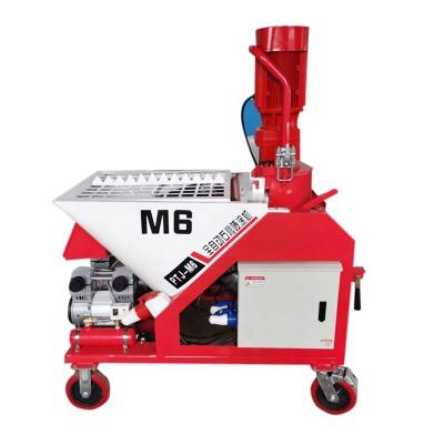 China Hydraulic System Sand Mortar Spray Cement Plaster Spraying Machine for Construction for sale