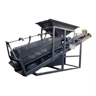 China 1800KG Voltage 380V Rotary Trommel Sand Washing Screen Machine for Sand Screening for sale