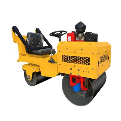 China Hydraulic Drive Unit Double Drums 800mm Drum Diameter Vibration Asphalt Road Roller for sale