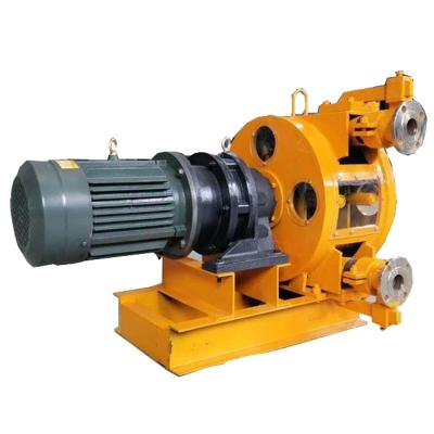 China Gear Type Electric Foam Concrete Hose Pump Peristaltic Pump for Mud Mortar 1030*300*300 for sale