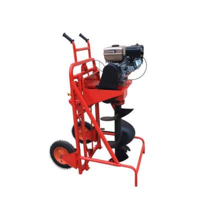 China 65cc Manual Rotary Soil Ground Earth Auger Post Hole Digger Machine for Digging Holes for sale