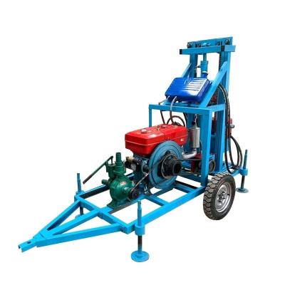 China Trailer Type Electric Water Well Drilling Rig for 150m Drilling Depth at Affordable for sale