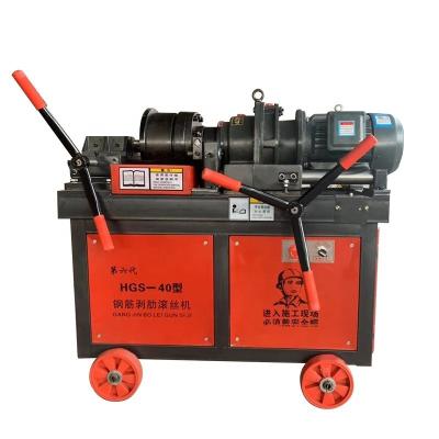 China HGS40 330mm Hydraulic Automatic Rebar Cold Thread Rolling Machine for Railroad Spike for sale