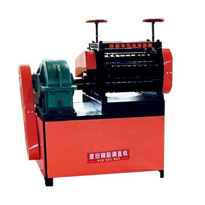 China Straightener Cutter 8-25mm Scrap Steel Bar Straightening Machine for Metal Straightening for sale