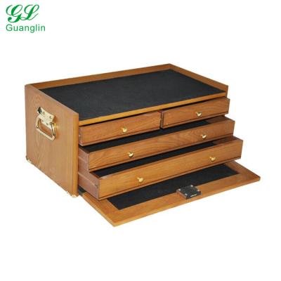 China Eco-Friendly OAK 4 Drawers US General Technician Tool Box for sale