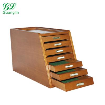 China Eco-Friendly 7 Drawer Storage Wooden Tool Cabinet for sale