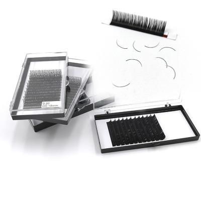 China Natural Russian Strips Lash Trays Eyelash Extensions Classic 0.20 Mink Individual Eyelash Extensions for sale